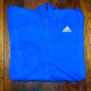 Adidas Half-Zip Blue Running Jacket
